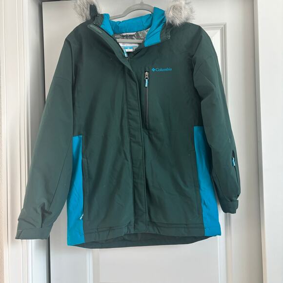 NWT Columbia Boy's Ava Alpine Insulated Jacket Green Sz XL (18/20) - Picture 1 of 9